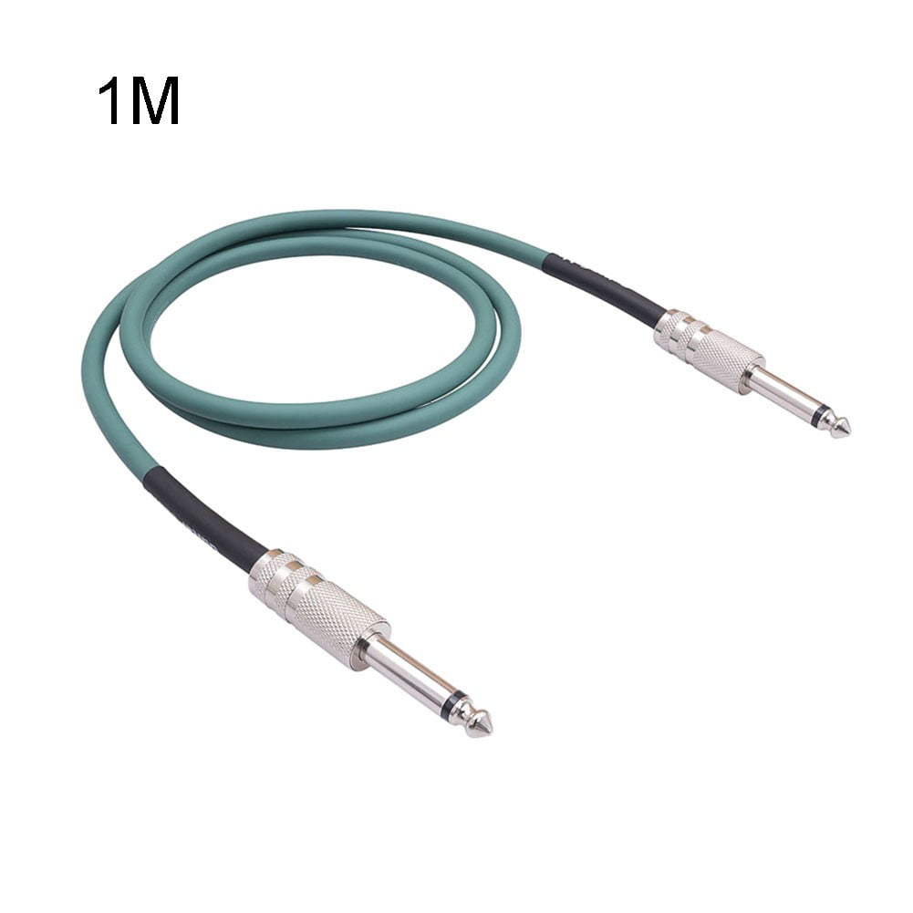 Guitar Instrument Cable 1/4 Inch Straight 6.35Mm Ts Mono Plug For