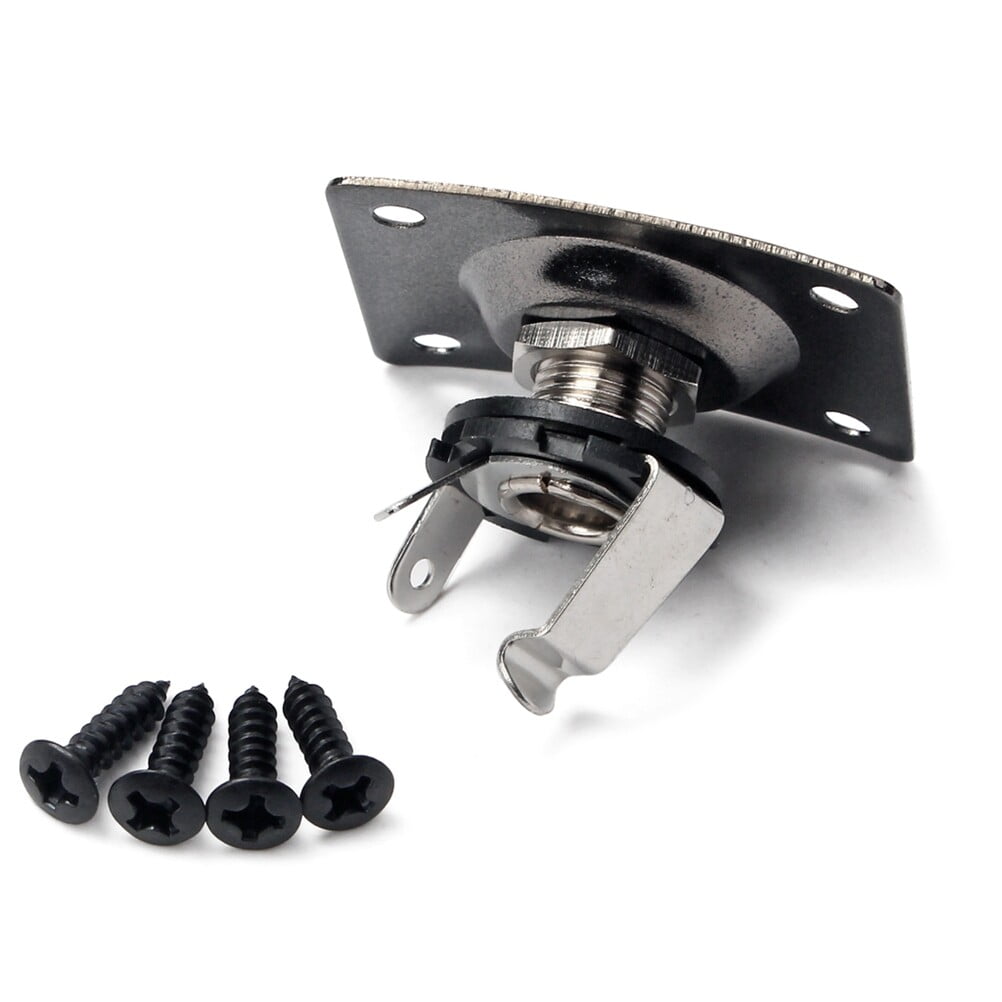 Guitar Jack Electric Plug Plate Bass Wireless Guitars Jack Parts
