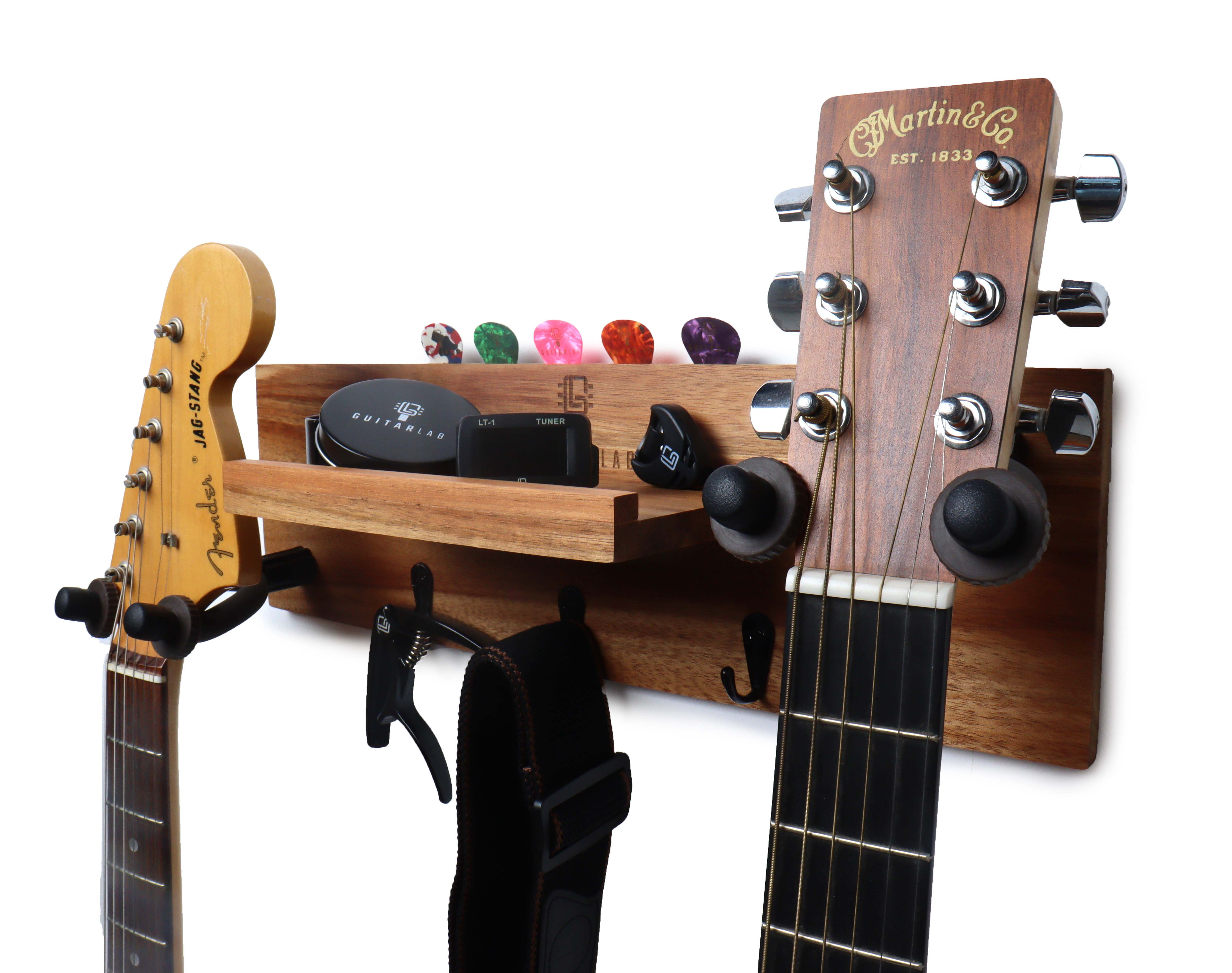 Muspor Guitar Hanger Wall Mount With 5 Picks Acoustic Electric Bass Guitar  Wall Hook Hanger Accessories For Bass Ukulele - AliExpress