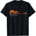 thumbnail image 1 of Guitar Lake Reflections Music and Guitar Lover Guitar T-Shirt, 1 of 4