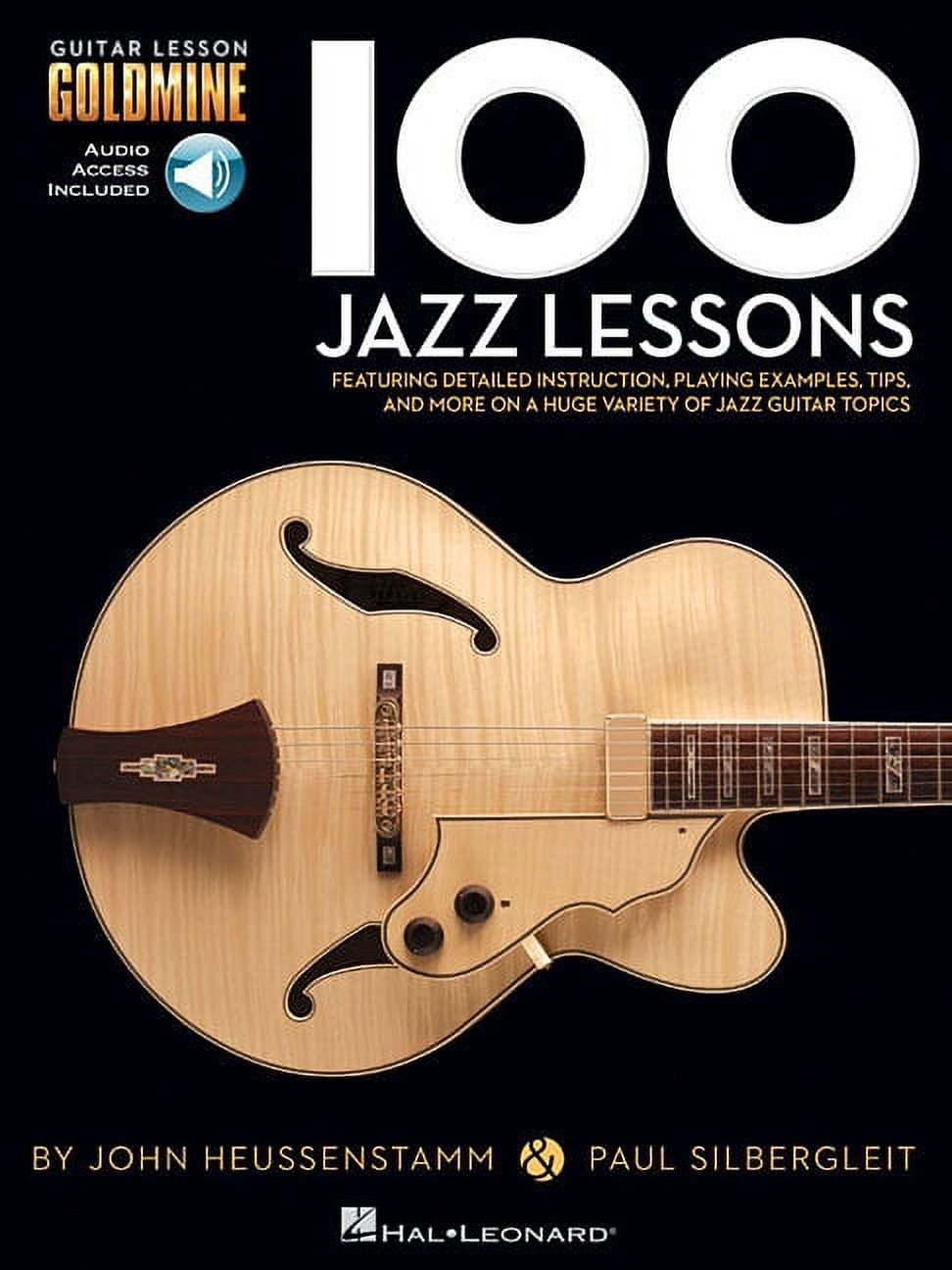 Guitar Lesson Goldmine 100 Jazz Lessons Guitar Lesson Goldmine Series Book/Online Audio, (Paperback)