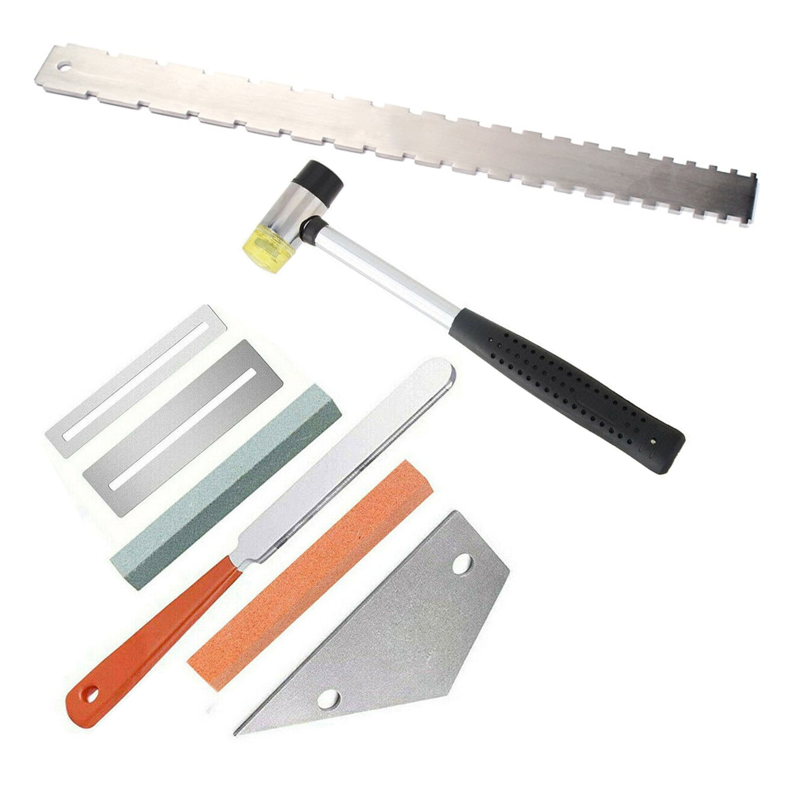 Guitar Luthier Tools Hammer File Fret Crowning Rocker Grinding Straight Edge