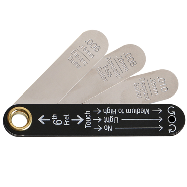 Neck Relief Gauge – Aluminum Alloy Luthier Tool For Guitar Setup