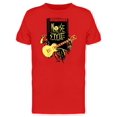 thumbnail image 1 of Guitar Music Poster Tee Men's -Image by Shutterstock, 1 of 2