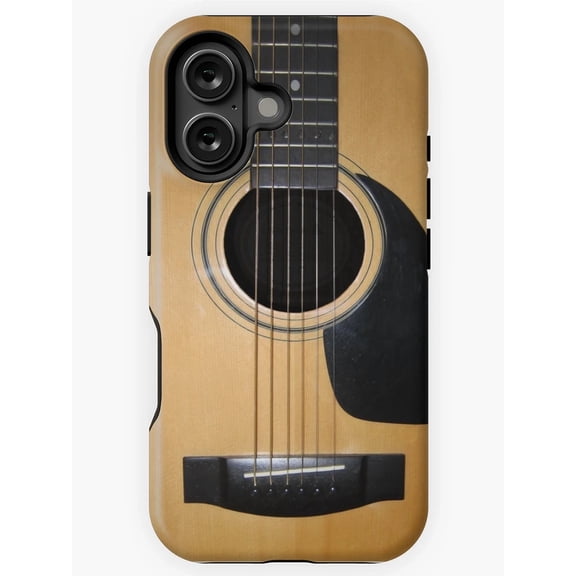 Guitar Musical Instrument Acoustic Musician Music H2181 Slim Protective Case for iPhone 17 16 15 14 13 12 11 Pro Max