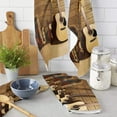 thumbnail image 1 of Guitar Musical Instrument Strings Wall Kitchen Towels Household Kitchen Tools Accessories Microfiber Wiping Towel Cleaning Cloth, 1 of 6