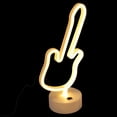 thumbnail image 1 of Guitar Neon Guitar Nightlight LED Neon Lamp Decorative Light Home+decor LED Night Light Bar Party Light, 1 of 6