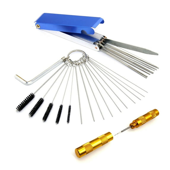 Guitar Nut Slotting File Set, Needle File Set Cleaning Brush Guitar Pillow Groove Grinding File Set, Guitar Accessories