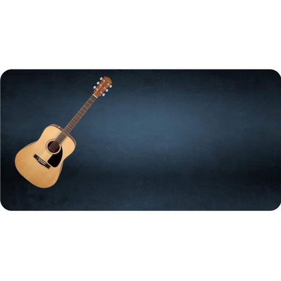 Guitar Offset Photo License Plate