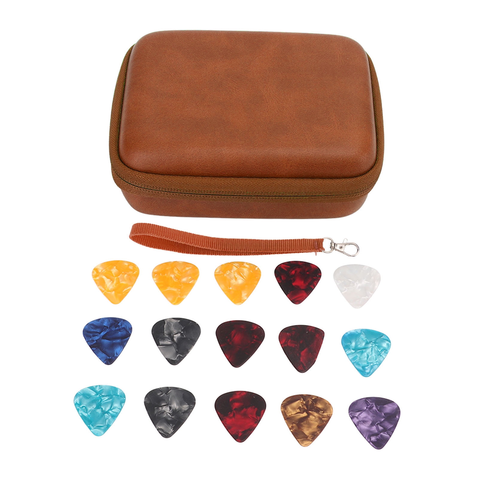Guitar Pick Bag Set Large Space Waterproof Good Protection EVA Cloth
