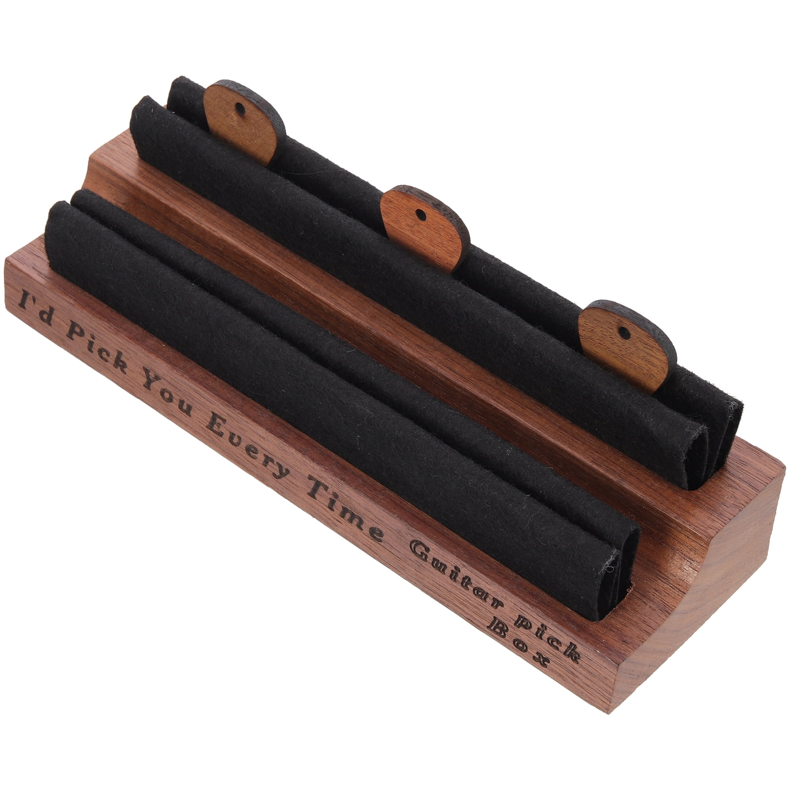 Guitar Pick Bag Stringed Instrument Picks Storage Shelves Wooden with