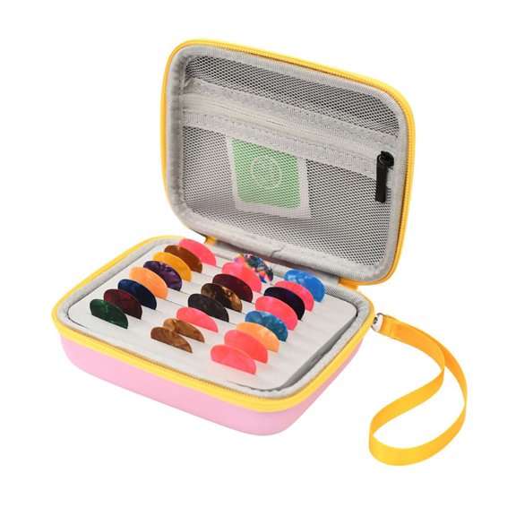 Guitar Pick Carrying Bag Picks Holder Case Splashproof Storage Box Anti Scratch Bag Protective