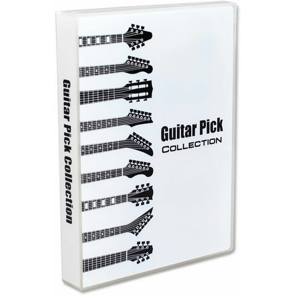 Guitar Pick Collection Kit, Holds 225 picks, Clear