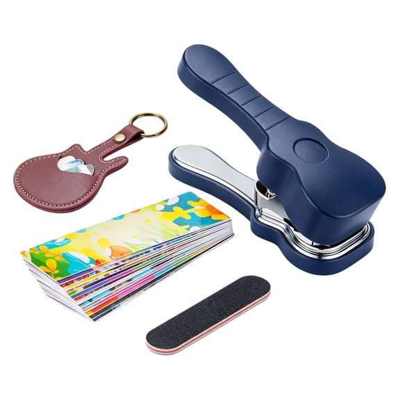 Guitar Pick Cutter Kit | Diy Keychain Kit | Music Lover Gift | Pick Making Supplies for Custom Guitar Picks 6X4 in