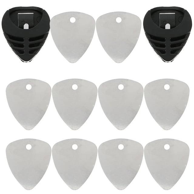 Guitar Pick Set Metal Bass Picks Practical Accessories Abs Stainless