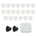 Guitar Pick Set Metal Electric Guitars Bass Picks with Storage Boxes for Musical Instruments