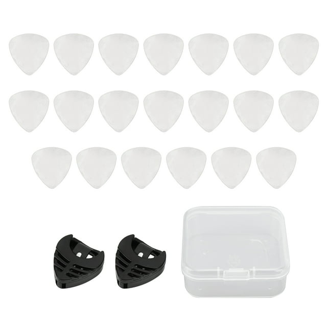 Guitar Pick Set Metal Electric Guitars Bass Picks with Storage Boxes