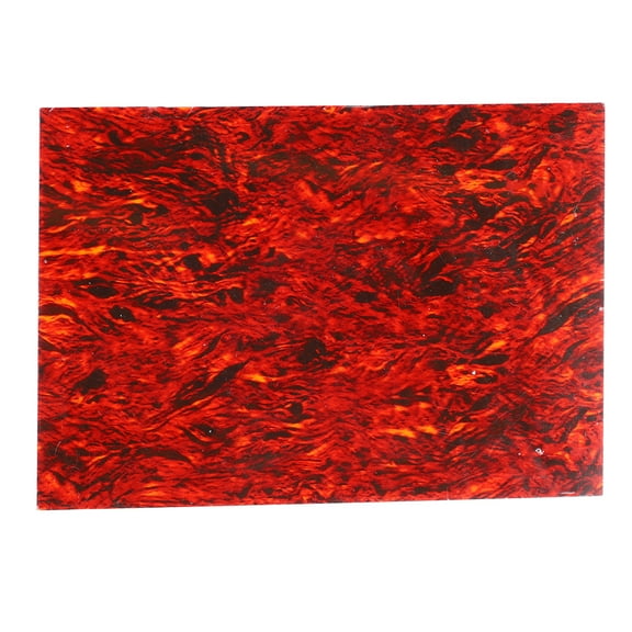 Guitar Pickguard PVC Celluloid Portable Electric Bass Scratch Plate Cover Backplate Sheet Red Armour