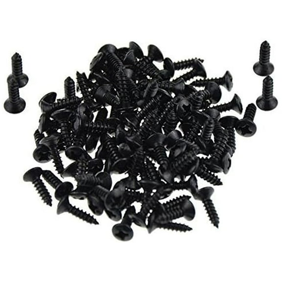 Guitar Pickguard Screws, Quality Metal Construction for Easy Installation on Musical Instruments, Standard Size Pickguard Replacement for Versatile Usage