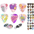thumbnail image 1 of Guitar Picks For Kids and Girls 12 Medium Celluloid Picks Complete W/ Sleek Tin Box and Pick Holder. Premium Gift Set For Daught, 1 of 9