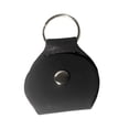 thumbnail image 1 of Guitar Picks Holder Case - Leather Keychain Plectrum Key Fob Cases Bag, Leather Keychain Ring Holder (Black1) 1.89x1.97", 1 of 7