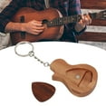 Guitar Picks, Guitar Pick Holder, Wood Durable Adopt Special Arc Design