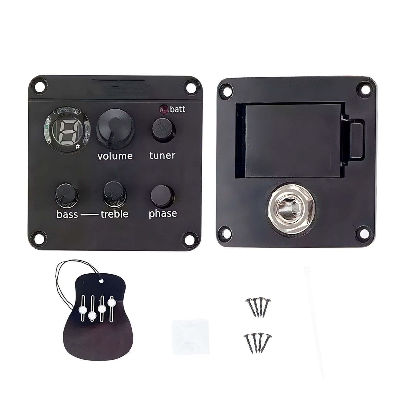 Guitar Pickup ISYS+ EQ Preamp Systems Acoustic Guitar Pickup with Tuner Easy Use