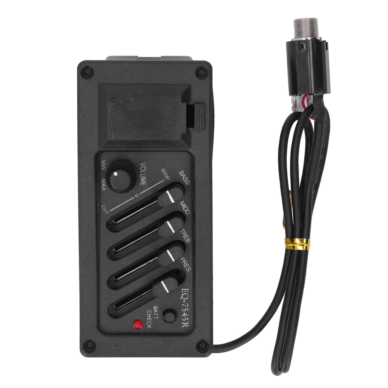 Guitar Pickup, Pickups Set 4 Band EQ Equalizer With Mounting Parts