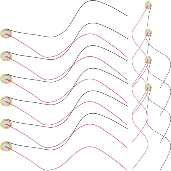 Guitar Pickups Trigger Sensor Parts Contact Microphone Piezo Electronic Drum Triggers 15 Pcs