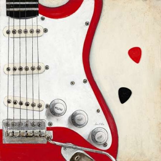 Guitar Play Canvas Art - Arnie Fisk (24 x 24)