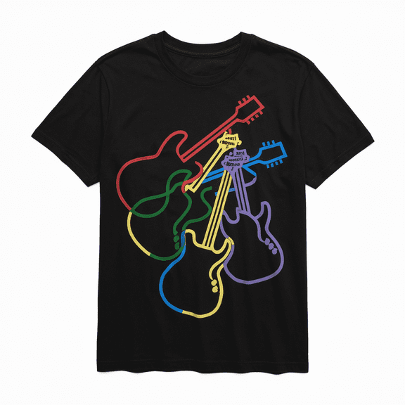 Guitar Player Gifts Rock n Roll Musician Festival Music Gift T-Shirt