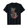 thumbnail image 1 of Guitar Player Psychedelic Guitar Watercolor Dream T-Shirt, 1 of 5