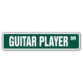 thumbnail image 1 of Guitar Player Street [3 Pack] of Vinyl Decal Stickers | 1.5" X 7" | Indoor/Outdoor | Funny decoration for Laptop, Car, Garage , Bedroom, Offices | SignMission, 1 of 1
