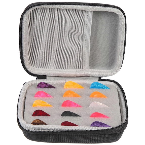 Guitar Plectrum Durable Accessories for Performance Musicians 15x12x5cm Bag 1 Set