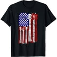 thumbnail image 1 of Guitar Plectrum Shirt | American Flag Band Shirt Gift T-Shirt Black 4X-Large, 1 of 3