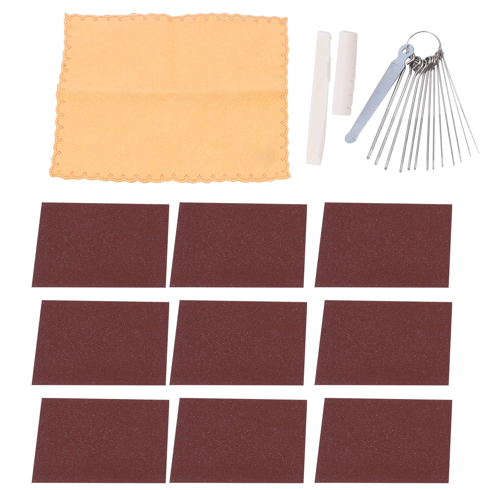 Guitar Polish Sandpaper Set, AntiRust Stainless Steel DIY Maintain