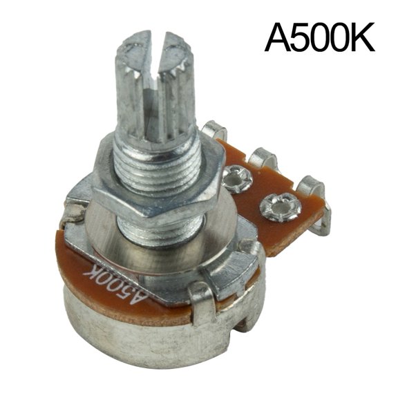 Guitar Potentiometer 18mm Pots Shaft Length A250,B250,A500,B500K Volume or Tone