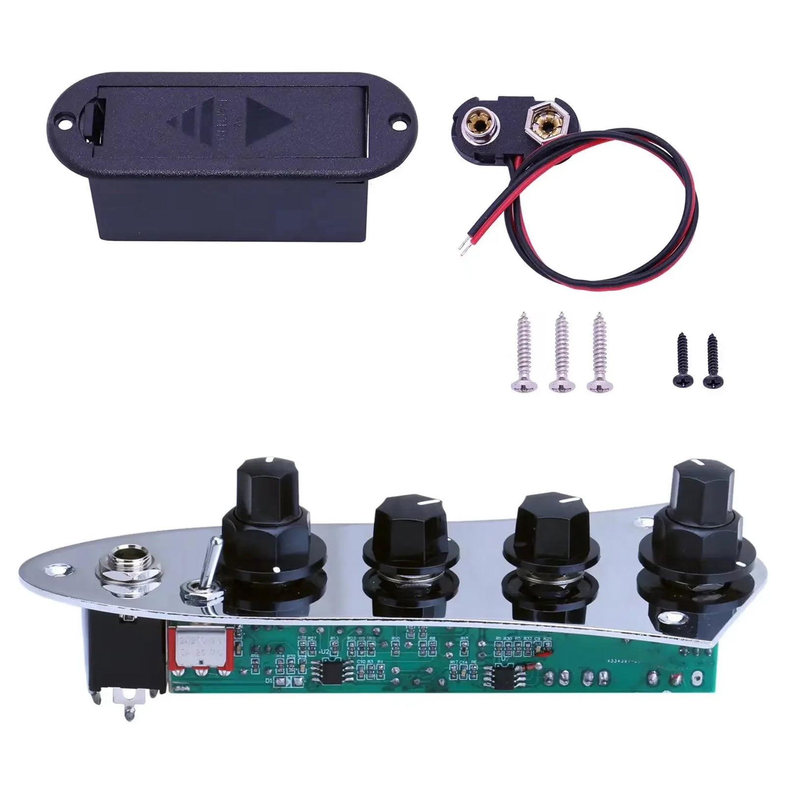Guitar Prewired Harness 5 Way Prewired Loaded Prewired Control Plate Harness Converter Knobs Replacement for Guitar Part