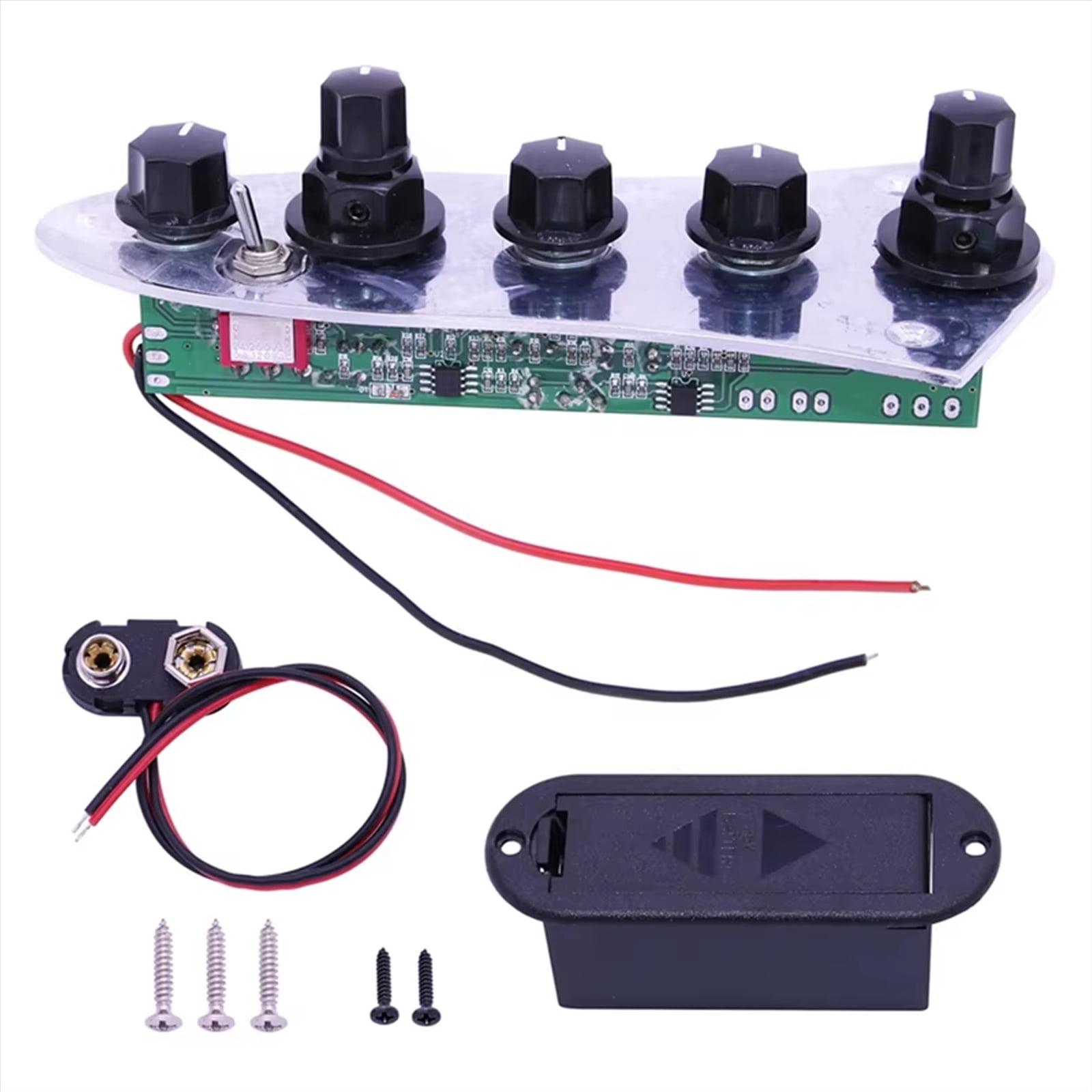 Guitar Prewired Harness 5 Way Prewired Loaded Prewired Control Plate Harness Converter Knobs Replacement for Guitar Part