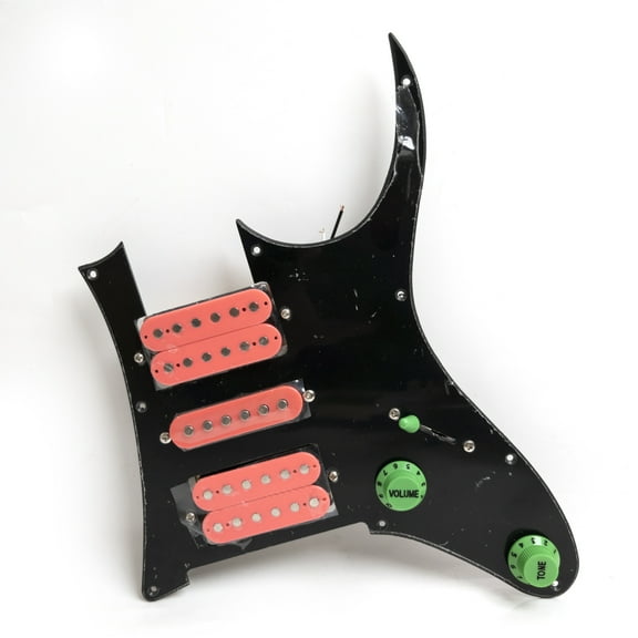 Guitar Prewired Loaded Pickguard, with HSH Humbucker & Single coil Pickups Set, For Ibanez Guitar