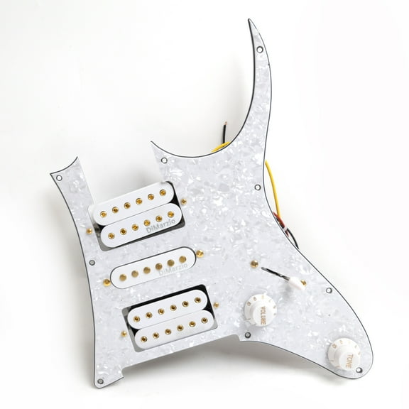 Guitar Prewired Loaded Pickguard, with HSH Humbucker & Single coil Pickups Set, For Ibanez Guitar
