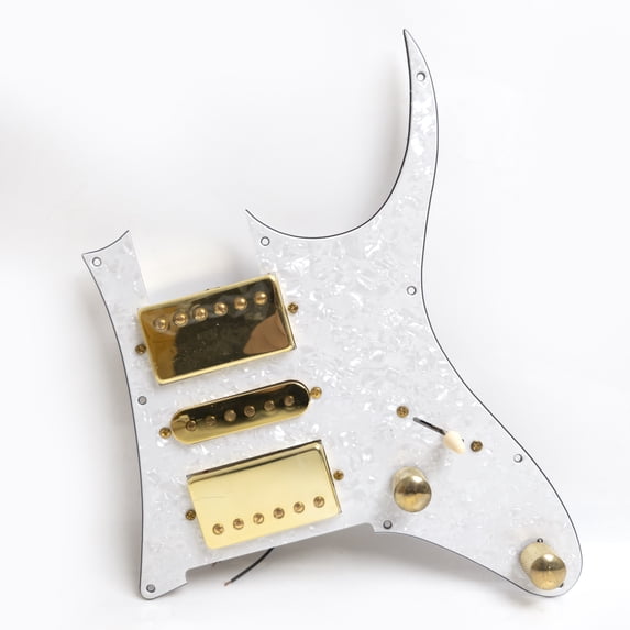 Guitar Prewired Loaded Pickguard, with HSH Humbucker & Single coil Pickups Set, For Ibanez Guitar