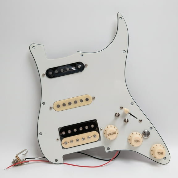 Guitar Prewired Loaded Pickguard, with SSH Alnico 5 Humbucker Pickups, For Fender Strat Guitar