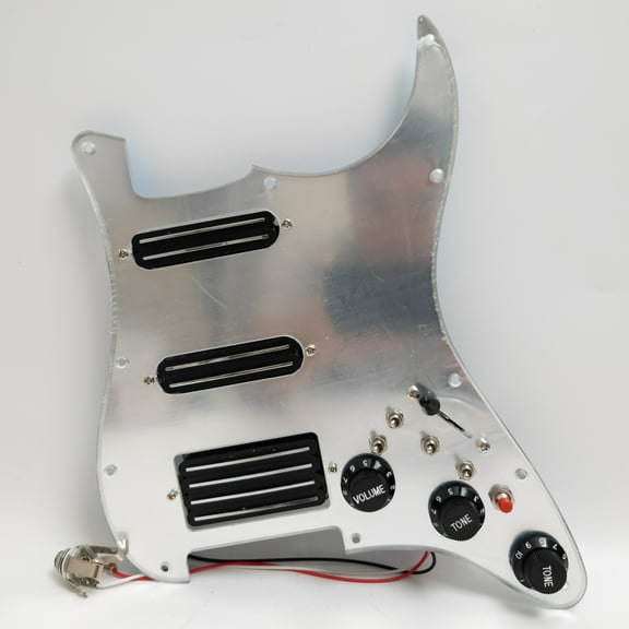Guitar Prewired Loaded Pickguard with SSH Humbucker, single coil Pickups, Coil Splitting, for Fender Strat guitar