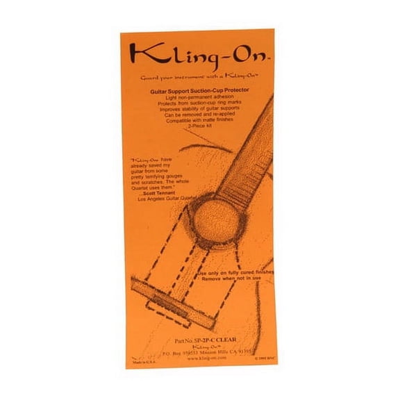 Guitar Products Suction-Cup Protector, Clear, 2 Pc.