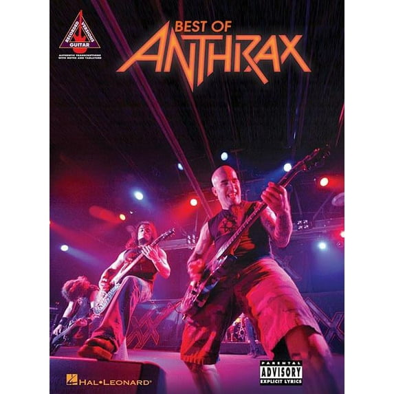Guitar Recorded Versions: Best of Anthrax (Paperback)