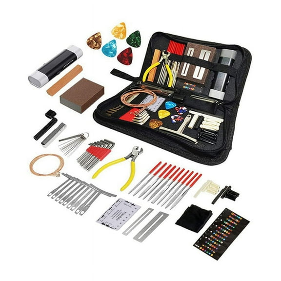 Guitar Repair Kit with 72 Parts-Professional Guitar Repair Kit and Accessories-For Electronic Guitars, Ukulele, Banjo