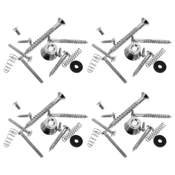 Guitar Repair Screws Guitar Accessories Tuner Screws 4.3x0.8x0.8cm Silver