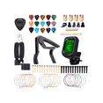 Guitar Repair and Care Tool Set String Changing Tool Tuner Capo Three