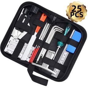 Guitar Repairing Tools Kit, Ideal for Acoustic, Electric Guitars, Ukuleles, Basses, and Banjos, 25 Pcs